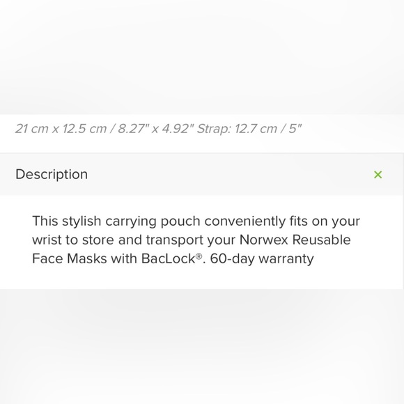 Norwex Wristlet - Gray - Picture 2 of 5